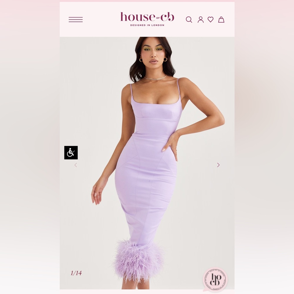 House of CB Helena Orchid Dress